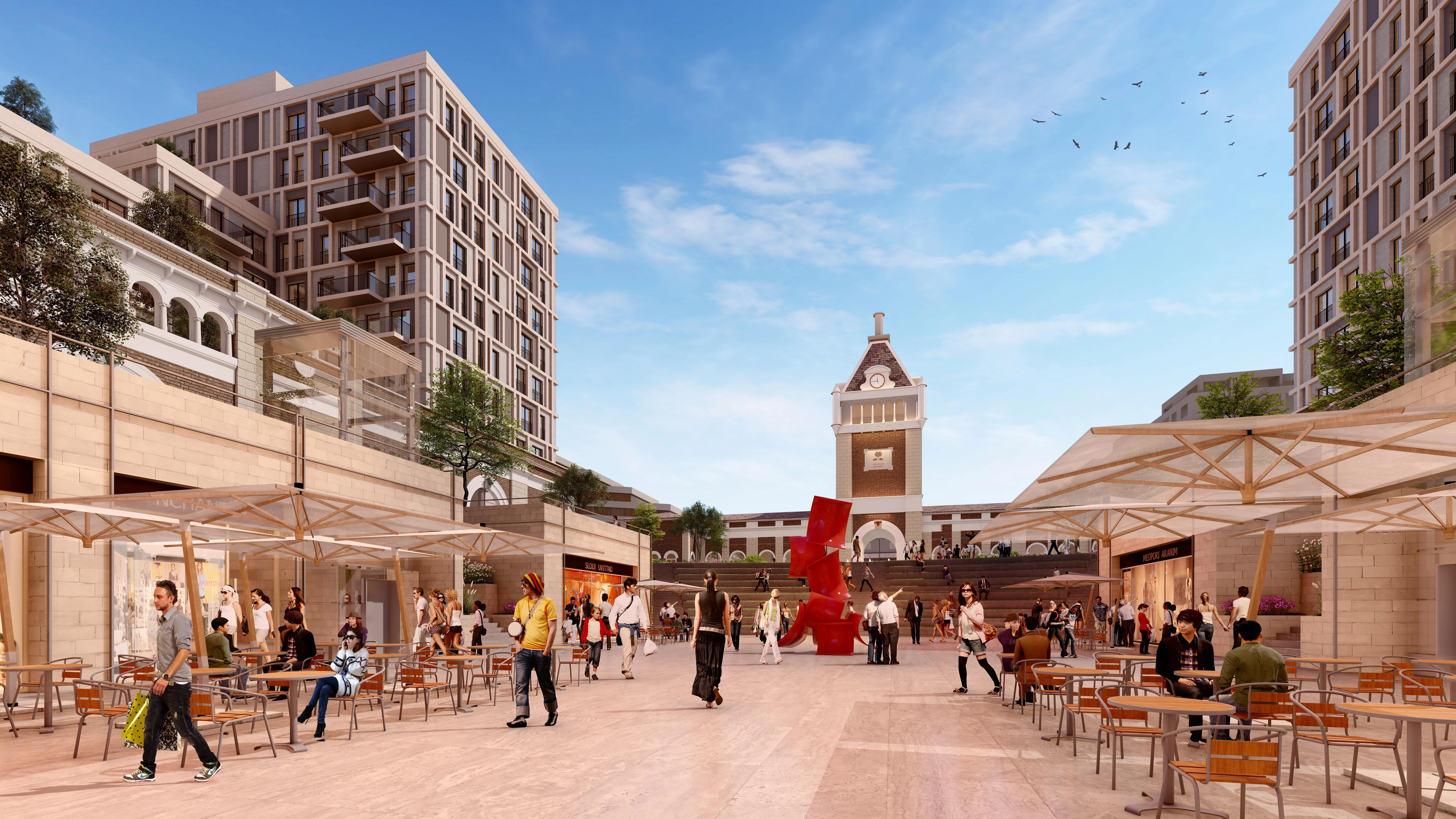 Şehrin içinde yeni bir şehir City Pearl! proje görseli